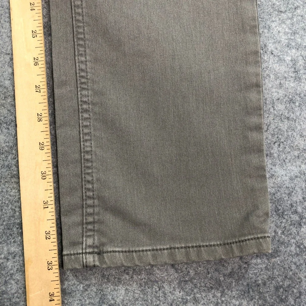 Banana Republic Mens Traveler Pants 32x34 Slim Fit Stretch Gray Cotton Denim